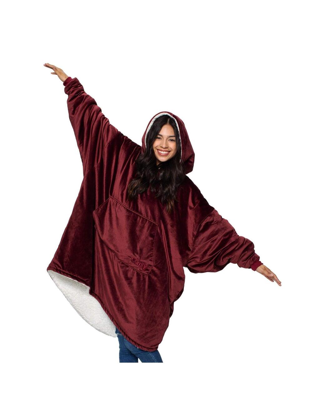 The Comfy Original | Oversized Microfiber & Sherpa Wearable Blanket